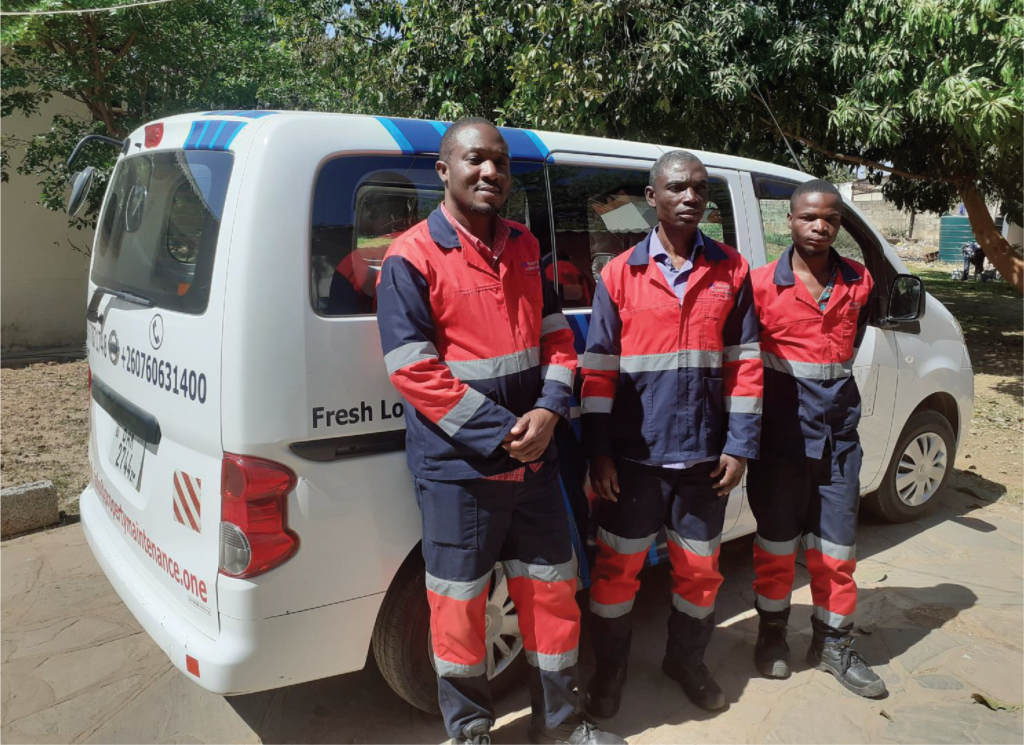 Professional maintenance team